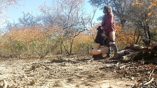 Sex Adventure: Sweet 18 Year Old Rough Boned into the Forest