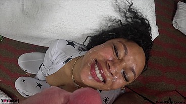 Foot Fuck with Big Booty Anal