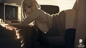 Amelia Watson haciendo el delicioso