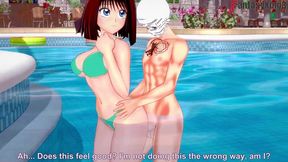 anzu mazaki (tea gardner) pool - red 1 - yu-gi-oh - full and full pov on sheer or ptrn: fantasyking3