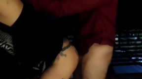 i find the neighbor in the lift he sucks him up to the fourth floor and award i fill my milk ass in the balcony