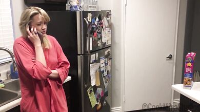 Blonde MILF Step Mom Gushing Anal Creampie Christmas Taboo