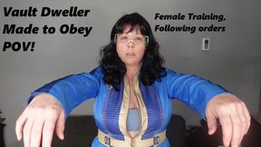 *1280x480* Vault Dweller Made to Obey POV MP4 Female Training