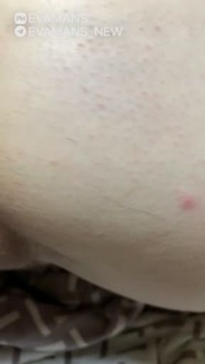I wanted it right in the car. A BONUS! Thick cum flows out of my pussy.