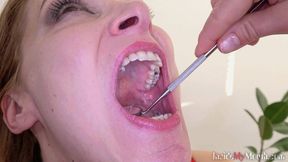 Inside My Mouth - Radka got mouth exam (HD)