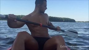 Super Hot Fighter Raul Ripple on the Lake