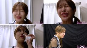 Ayame Nogi - CLOSE-UP of Japanese cute girl SNEEZING - MOV