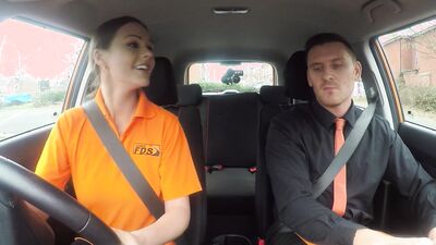 You Need BIG TITS AND ASS to Pass Your Driving Test with Fake Driving School