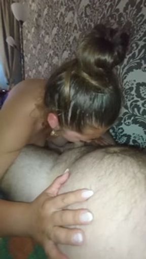 The neighbor really wanted sperm, she gave me a blow job.