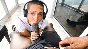 Short-Haired PAWG Gia Lovely Bouncing on Louie Smalls BBC for KingBBC