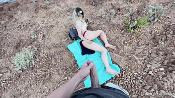 Public dick flash on the beach. She was shocked at first but then sucked ny dick