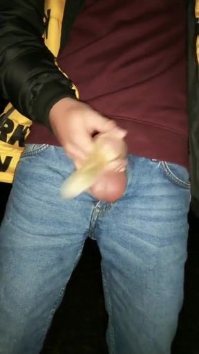 Twink Fills Cum Filled Condom Even More and Swallows All That Cum