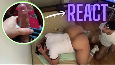 React: Papi eats and fucks my big booty, NUTS DEEP INSIDE