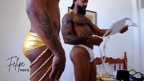boy safado brincando com meu pau