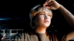 Pinoy Twink Strokes His Cock in Dark Street After Pickup