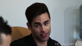 Lucas Leon serves his hole as dessert for his crush Nic Sahara