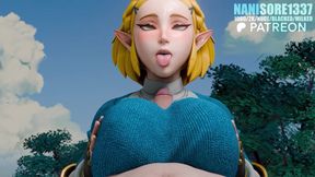 Princess Zelda Ahegao Titjob POV Rule34