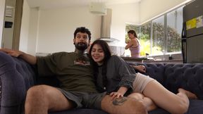 My stepdaughter fucks my boyfriend hard while I neglect myself