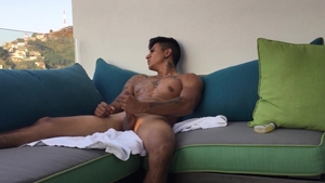 BarebackLatinoz: Solo young Erick latino stroking