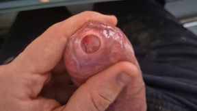 Big Uncut Stepdaddy.. Tight Phimosis Foreskin Play, Precum Flood, and Cumplay