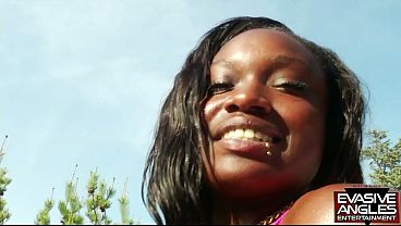 Black Slut Takes A Monster Black Cock In Her Ass