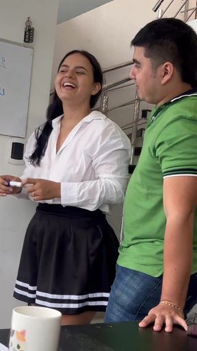 I FUCK THE ENGLISH TEACHER HARD DURING CLASS   Clip 1