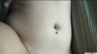 Vulgar young dark hair wife slut fucks gigantic-cock on camera to orgasm