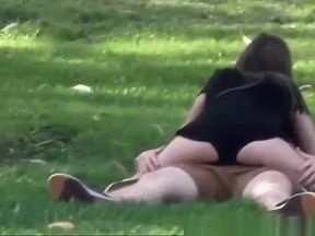 Teen couple spied in park