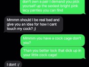 Sexting a Sissy Boy - I Own HIM