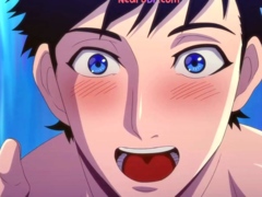 Nagi pounds the knight in the wagon after the goblin cave