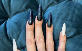 Long Nails and Handjobs with Spit