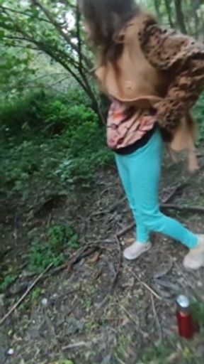 The first time he sucks in the forest and pisses