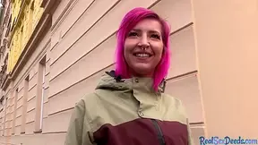 Pierced Pink Hair Darling Pov Fucked 4 Cash After Casting