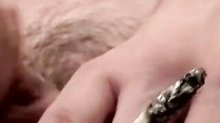 Ink-Encased Hunk Smokes & Masturbates - Erotic Solo Male Stroking Off