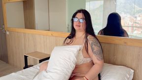 I never imagined seeing my mother-in-law so provocative and I gave her all my milk
