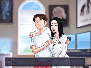Summertime Saga - Miss Okita Sex Scene
