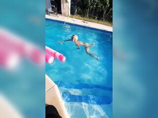 French Poolside Dream: Raunchy Tension at the Pool.