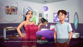 Stepsis Caught me taking panties - Summertime Saga part 12