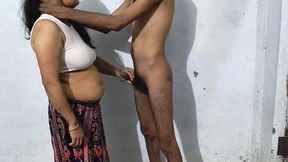 Indian cutie sucks and teases with romantic foreplay