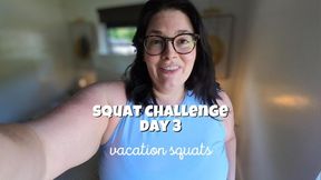 Day 3 – Miami Bodyweight Squats ???? Curvy Girl Workout
