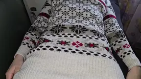 Don't Cum Inside Me Please, Your Father Will Know! Stepmom Agreed to Rub Her Wet Cunt