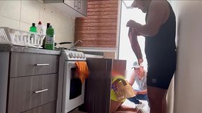 plomero ensena a joven caliente como se folla en mexico