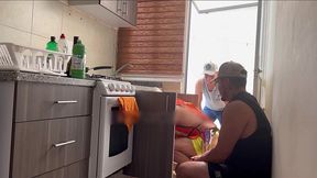 plomero ensena a joven caliente como se folla en mexico