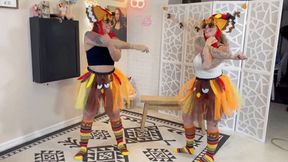 Turkey Trot Bellybutton WORSHIP Secret - Scarlett Peach & Babz HIDEF MOV