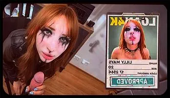 Goth Goddess Lilly Mays in a Steamy Office Scene Smooth streaming