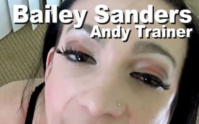 Bailey Saunders & Andy Trainer suck facial swallow