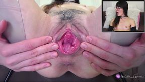 Closeup Real Wet Intense Orgasm with Hitachi vibrator