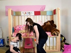 Sammy: Teases Diapered Sissy