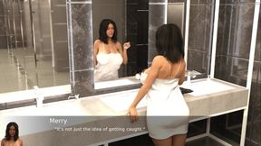 Project hot wife -  Getting naked in the gym (64)