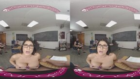 VRBangers Sexy Teacher Romi Rain Getting Rammed By A Sexy Stud VR Porn